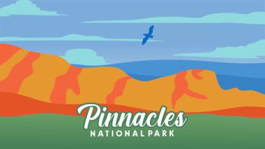 Ulusal Park 'ta güzel doğal manzara ve gökyüzü