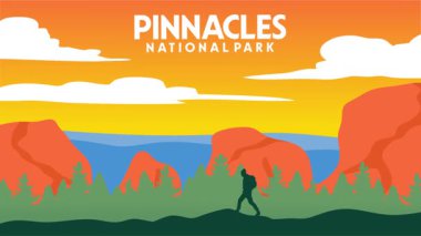 Ulusal Park 'ta güzel doğal manzara ve gökyüzü