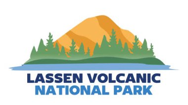 Lassen Volkanik Ulusal Parkı 'nın güzel manzarası