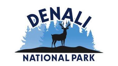 Güzel doğal manzaralı ve gökyüzü olan Denali Milli Parkı