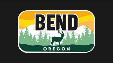Bend, Oregon 'da güzel manzara