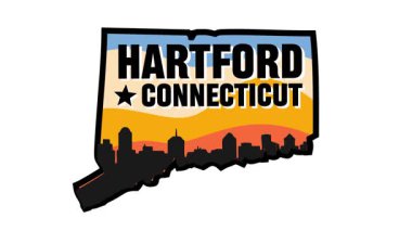Hartford bağlantı haritası silueti