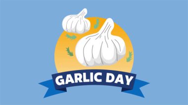 Lezzetli sarımsaklı Ulusal Sarımsak Günü