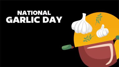 Lezzetli sarımsaklı Ulusal Sarımsak Günü