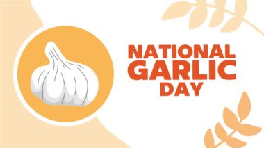 Lezzetli sarımsaklı Ulusal Sarımsak Günü