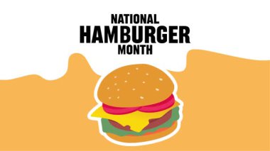 Tüm hamburgercilere Mutlu Ulusal Hamburger Ayı