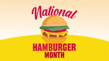 Tüm hamburgercilere Mutlu Ulusal Hamburger Ayı