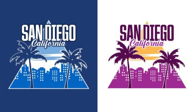 San Diego California plajının güzel manzarası