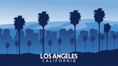 Los Angeles, Kaliforniya 'nın çarpıcı manzarası