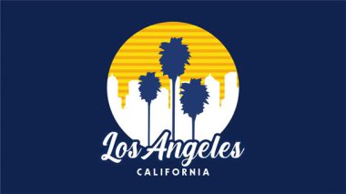 Los Angeles, Kaliforniya 'nın çarpıcı manzarası