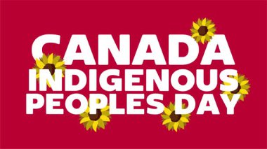 Kanada 'nın Yerli Halkı Günü' nüz kutlu olsun. Yerli kültürünü korumak için.