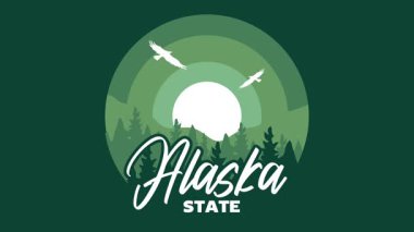 Alaska 'nın güzel doğal manzarası