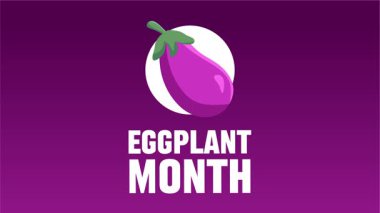 Lezzetli patlıcanlarla mutlu patlıcan ayı