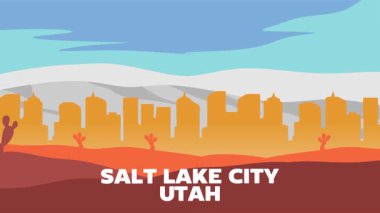 Salt Lake City, Utah çarpıcı doğal manzarası ile
