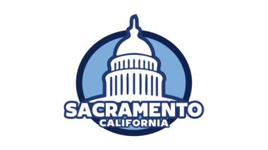 Sacramento California Güzel şehir silueti ve binalarıyla