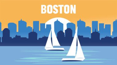 Boston Massachusetts Gökyüzü ve doğa manzaralı