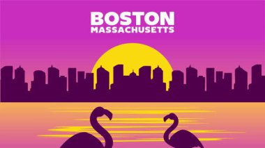 Boston Massachusetts Gökyüzü ve doğa manzaralı