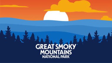 Muhteşem Smoky Dağları Ulusal Parkı Güzel ve büyüleyici manzaralı