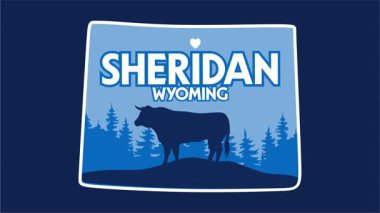 Sheridan Wyoming 'in güzel ve büyüleyici doğal manzarası