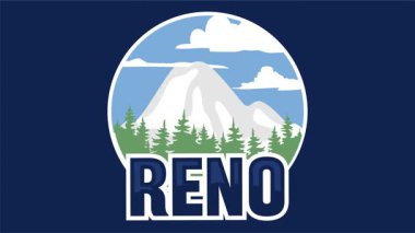 Reno Nevada, güzel doğal manzaralı.