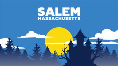 Salem Massachusetts 'in çarpıcı manzarası
