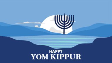 Mutlu Yom Kippur 'lar kutlayan yahudilere.