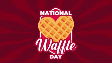 Waffle severler için Uluslararası Waffle Günü