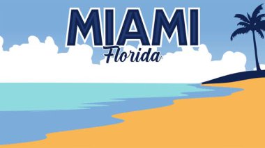 Güzel manzaralı Miami Florida