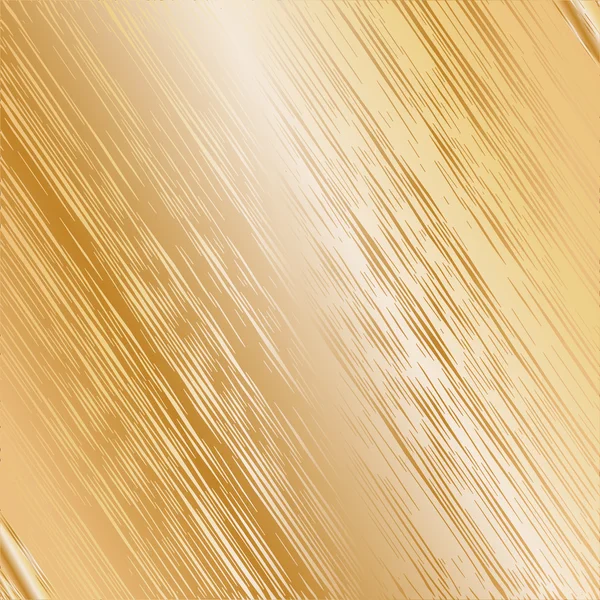 Gold Metall Textur Hintergrund. Vektorillustration — Stockvektor