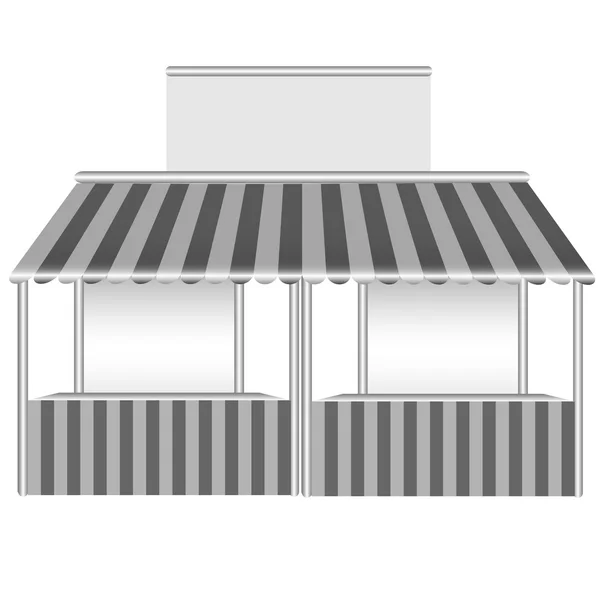 bir durak detaylı vektör çizim.