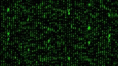 Parlak kalın dijital numaraları