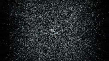 El ile kar kar tanesi çekilmiş. Kar taneleri arka plan.