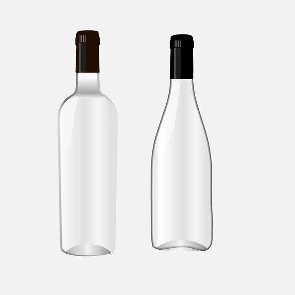 Botella para vino. Mock up I — Vector de stock