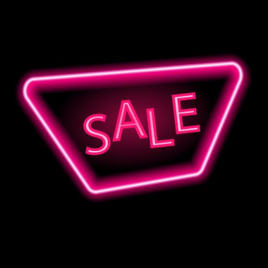Neon ışıkları. Vektör esnaf 