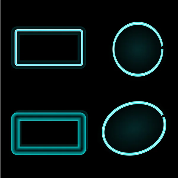 Neon ışıkları. Vektör esnaf 