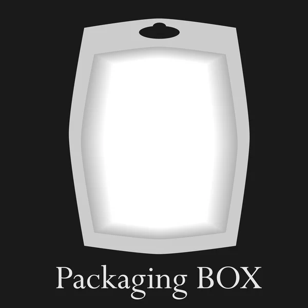 Packaging Box Design — Stock Vector