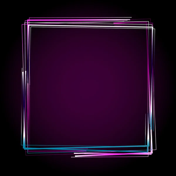 Parlak çerçeve. Vektör çizim Eps 10