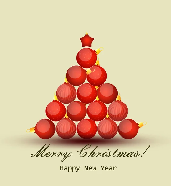 Noel ve yılbaşı tebrik kartı