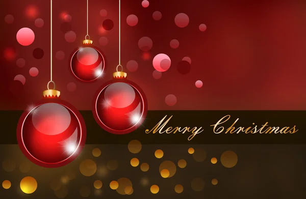 Noel balolarıyla birlikte Noel kartı.