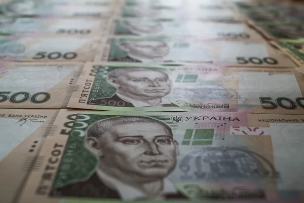 Ukrainian hryvnia closeup — Stock Photo, Image