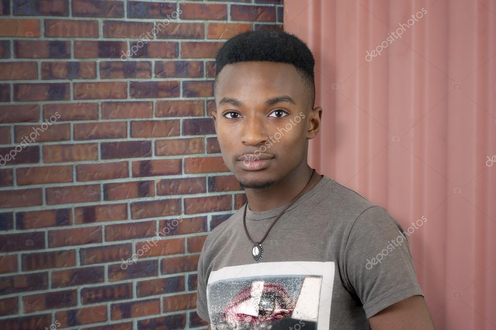 Young Man Portrait 20 Year Old Twenties Stock Photo 