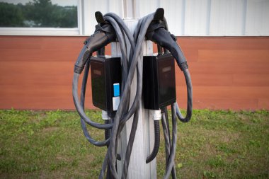 Elektrikli araba şarj istasyonu hızlı şarj aracı tüm tıkaçlar