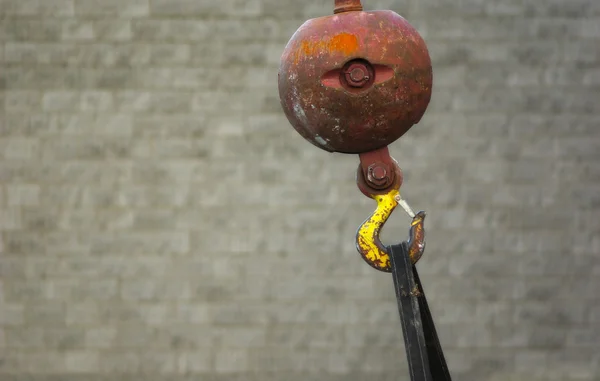 Crane krok boll grå bakgrund — Stockfoto