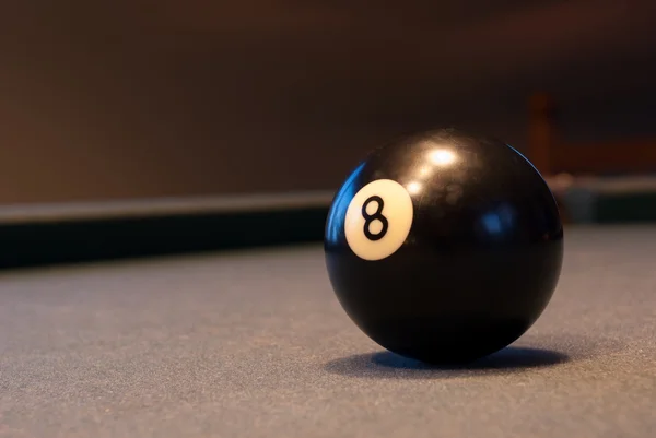 Bola 8 de jogo de mesa de bilhar snooker — Fotografia de Stock