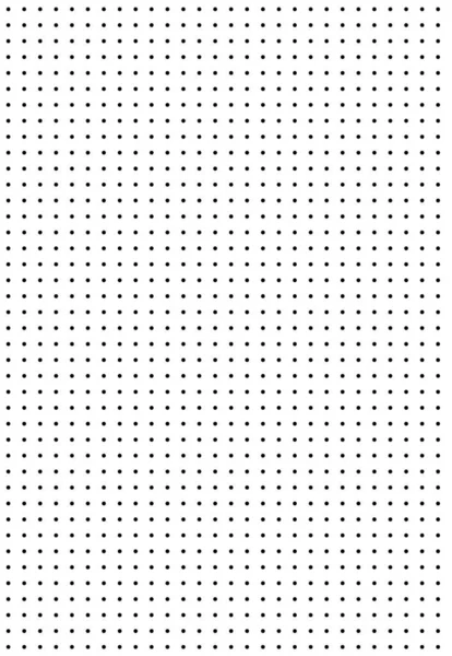 Nokta dokusu. Noktasız desen. Şebeke noktalı yarım ton. Basit küçük geometrik desen. Dikdörtgen siyah beyaz polkadotlar. Polkadot 'u tekrar et. Vektör illüstrasyonu.