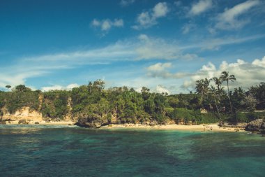 Bali, Endonezya sessiz beach.