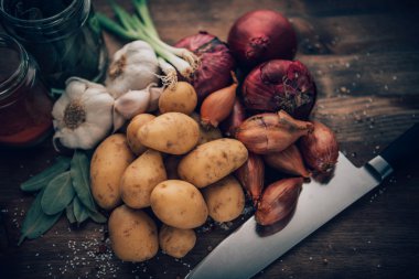 Stilll hayat lezzetli ürünleri