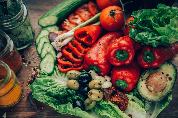 Taze malzemeler sebze.