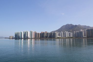 Tolo liman manzara içinde Hong Kong Ma üzerinde Shan
