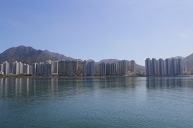 Tolo liman manzara içinde Hong Kong Ma üzerinde Shan